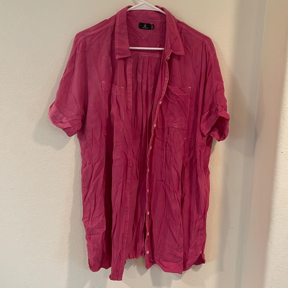 Volcom button up shirt/dress